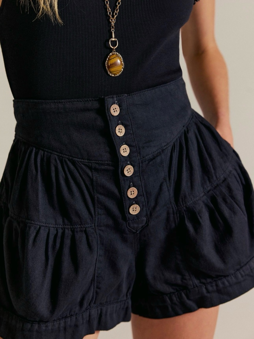 We The Free Fleur Denim Shorts - XS